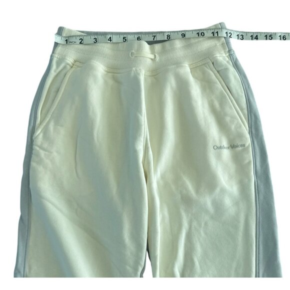Outdoor Voices Pickup Jogger Sweatpants Dove Gray Bone White Size‎ XS NWOT - Picture 8 of 15
